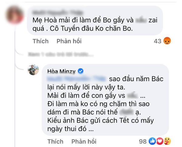 Hòa Minzy nổi đóa đầu năm khi bé Bo bị chê bai ngoại hình, mải kiếm tiền bỏ bê con cái - Hình 3