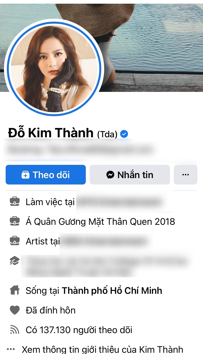  Nữ ca sĩ bị soi thông tin đã đính hôn. (Ảnh: Chụp màn hình FB Đỗ Kim Thành) - Tin sao Viet - Tin tuc sao Viet - Scandal sao Viet - Tin tuc cua Sao - Tin cua Sao