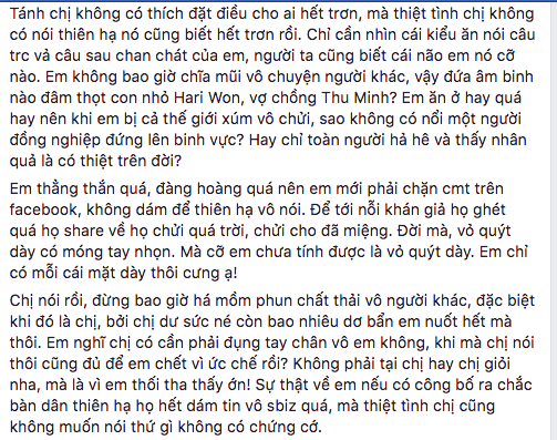 Thu Hoài mắng trả Vy Oanh mặt dày lừa chồng, thích tranh cưới, Vy Oanh thách thức: Đưa bằng chứng ra đi-2