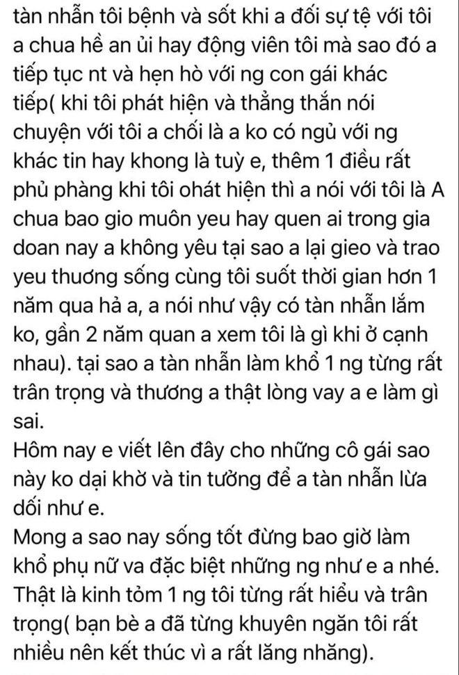 Diễn viên Thanh Bình bất ngờ bị tố lăng nhăng, quan hệ 'qua đường' với nhiều cô gái, thậm chí còn lộ luôn đoạn tin nhắn 'mây mưa' cực sốc - Ảnh 4.