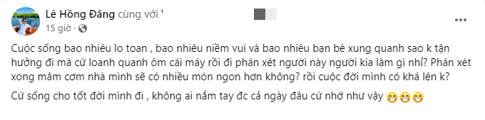 Hồng Đăng check-in sân golf, dòng trạng thái mới gây chú ý 2