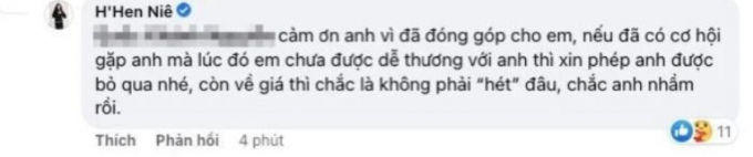 HHen Niê thẳng thắn đáp trả khi bị chê ngoài đời không thân thiện, hét giá cát-xê